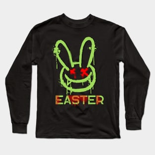 easter egg, scary rabbit Long Sleeve T-Shirt